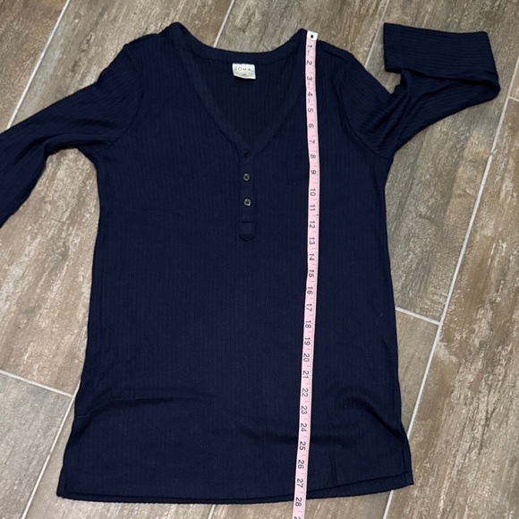 Soma Navy ribbed Pajama lounge Set - Picture 6 of 10